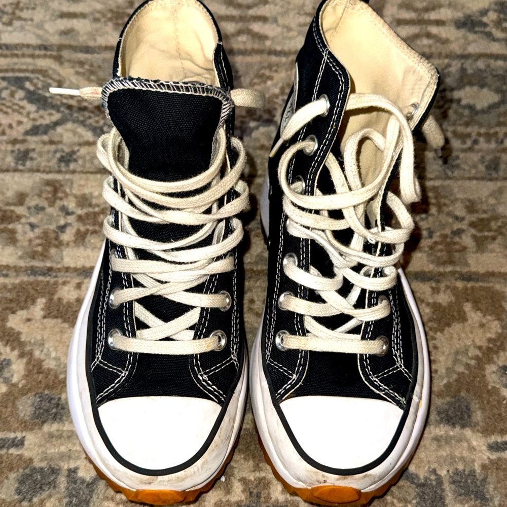 Platform Converse black👟